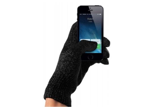 Mujjo Touchscreen Handschuhe - Grösse XL - Schwarz