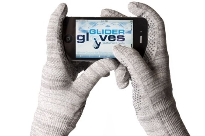 Glider Gloves Touch Handschuhe Urban Style - Leichte, komfortable Handschuhe zur Bedienung von Touchscreens mit Anti-Slip Grip, 10-Finger tauglich - GrÃ¶sse XL - Grau