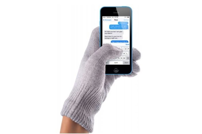 Mujjo Touchscreen Gloves - Warme und angenehme Premium-Handschuhe zur Bedienung von Touchscreens, 10-Finger tauglich - Grösse S/M - Lavender