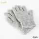 Moshi Digits Touch Gloves - Elegante, stylische Handschuhe zur Bedienung von Touchscreens, 10-Finger tauglich - Grösse M/S - Hellgrau